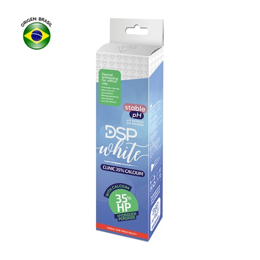 Blanqueamiento White Clinic Calcium PH 35%, Mini kit (1 jer. PH x 1g, 1 jer. espesante x 0.5g, barrera x 1g, puntas y acces.). DSP