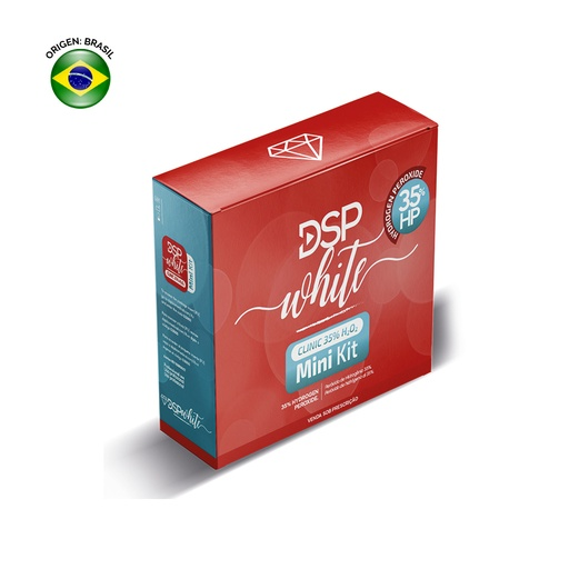 Blanqueamiento White Clinic PH 35%, Mini Kit (PH x 5g, espesante x 2g, barrera jer. x 1g, neutralizante x 10g, puntas y acces.) 1 a 3 pacientes. DSP