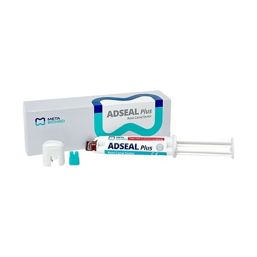 Cemento endodóntico a base de resina ADSEAL PLUS, jeringa DUAL x 13,5ml. META