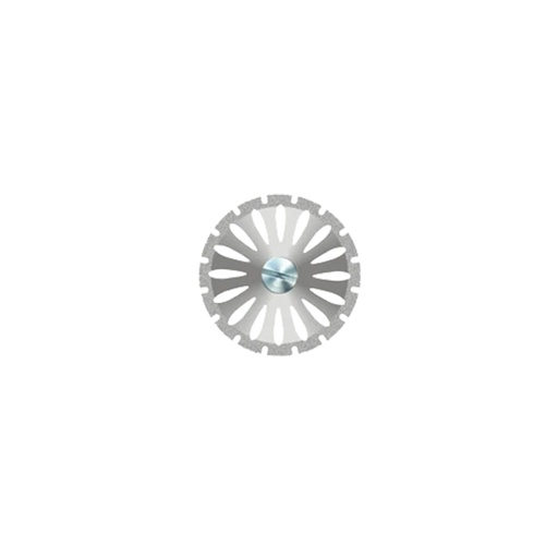 Disco de diamante flexible C10/220, Ø22 x 0.20mm, doble faz, sin montar. SYNDENT