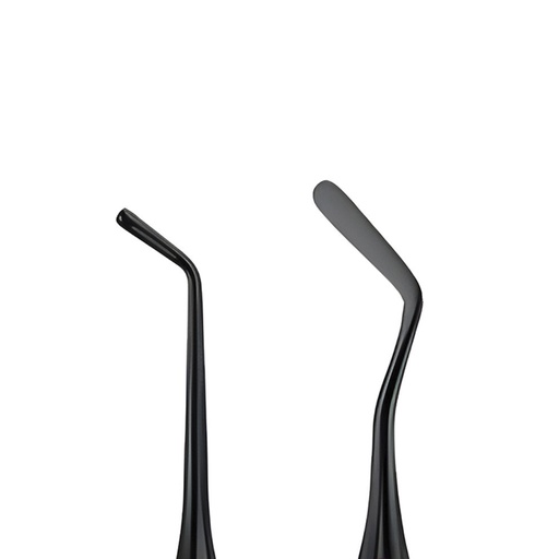 Espátula para composite lado y bruñidor de Titanio Black antiadherente , 2,2 mm y Ø 1,5 mm. ROCKMED (MDR03)