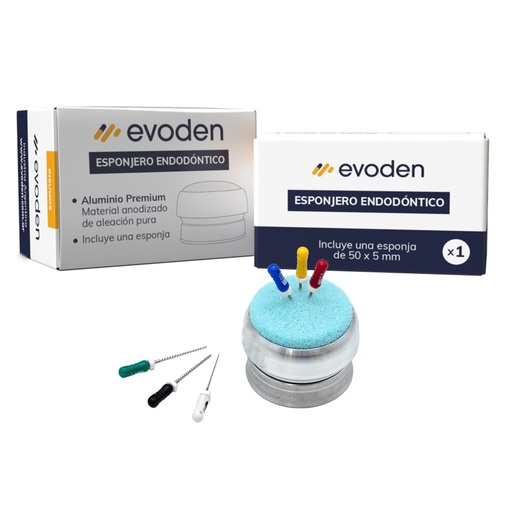 Esponjeros endodónticos de aluminio. EVODEN