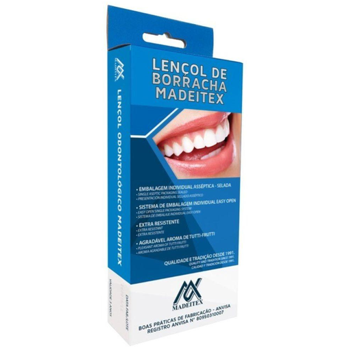 Goma Dique 5x5, aromatizada, x 1u. MADEITEX