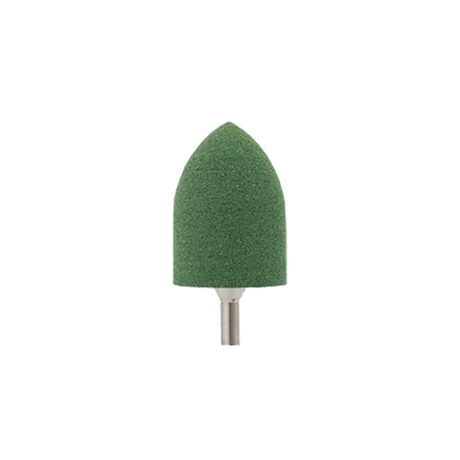 Goma de silicona Grueso para pulido A60-GR (Verde), montada PM. SYNDENT