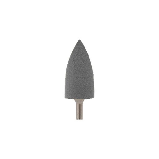 Goma de silicona Medio para pulido A100-GY (Gris), montada PM. SYNDENT