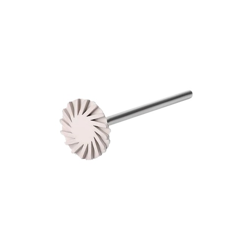 Goma diamantada Twist Fino para pulido 70TW117 (Gris), Ø17mm, montada PM. SYNDENT