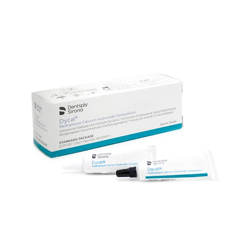 Hidróxido de Calcio DYCAL USA, base + catalizador, 24g. DENTSPLY
