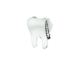 Llavero muela Simple, Acrilico Cristal 3mm. VEESLIDE