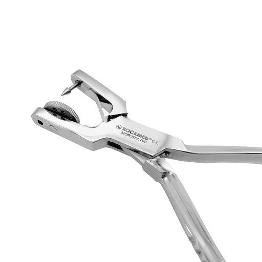 Perforadora de goma Dique Ainsworth Mango Serrado, 16 cm. ROCKMED (MDR.RDI.708)