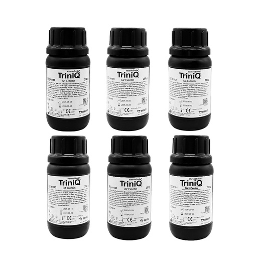Resina VarseoSmile TriniQ Biocompatible para coronas definitivas, frasco x 250g. BEGO