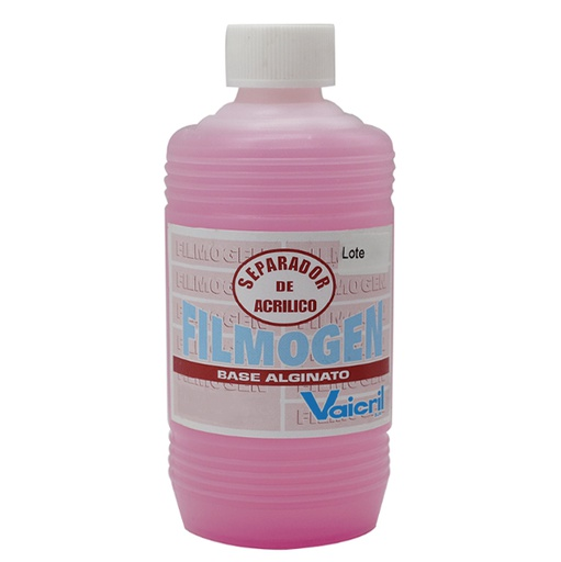 Separador de acrílico y yeso Filmogen rosado x 120ml. VAICEL