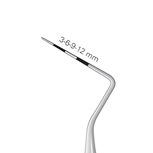 Sonda Periodontal Marquis, calibrada CP-12. ROCKMED (MDE.EXP.30)