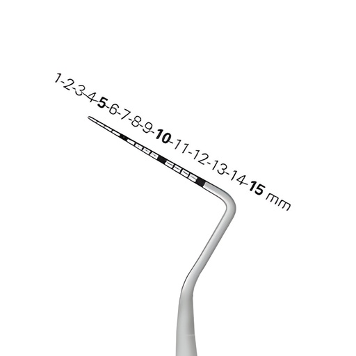 Sonda Periodontal calibrada CP-15UNC. ROCKMED (MDE.EXP.38A)