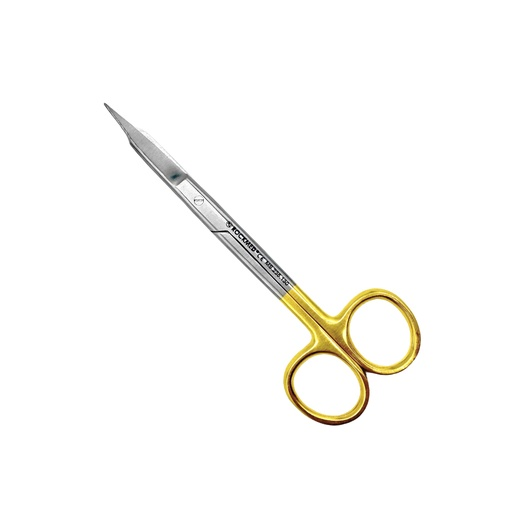 Tijera Goldman-Fox Recta con Punta de TC (carburo de tungsteno), 13 cm. ROCKMED (MS.235.130)