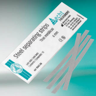 Tiras de acero 4mm. paquete x 12u. BECHT