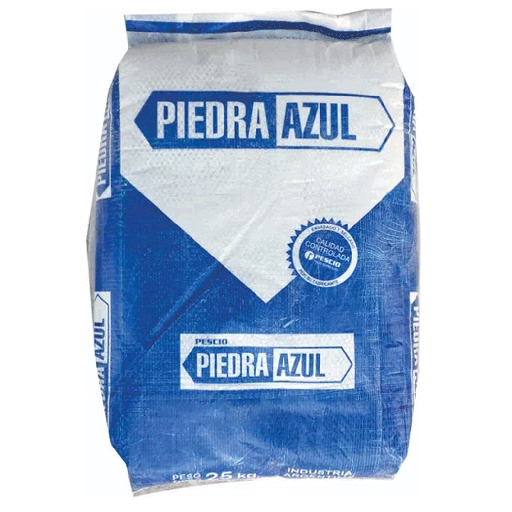 Yeso piedra azul, bolsa por 25kg. PESCIO